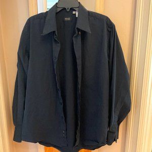 Versace Classic V2 button down shirt - Navy Blue